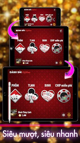 Offline Poker: Tien Len & Phom ภาพหน้าจอ 0