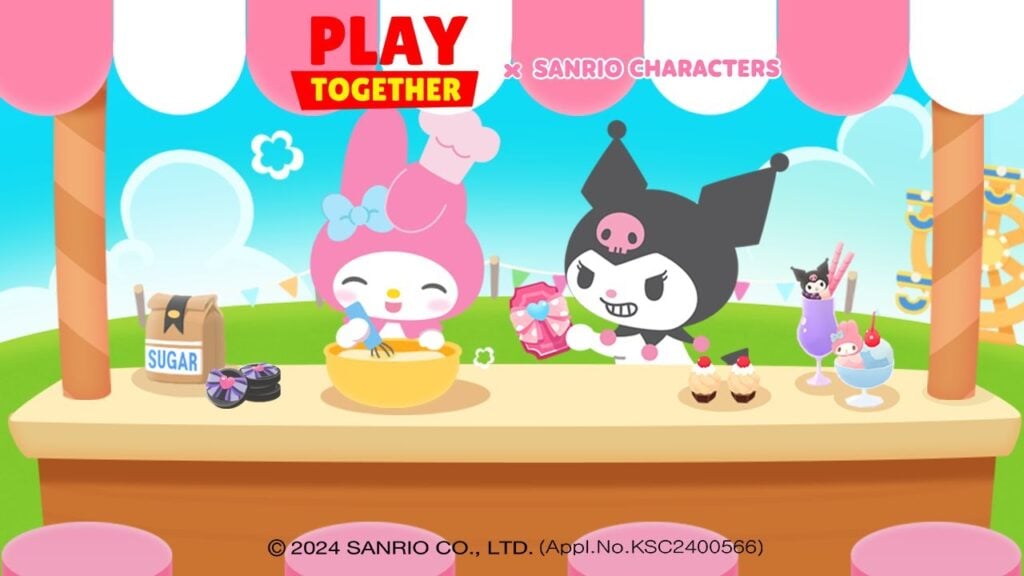 Play Together x My Melody နှင့် Kuromi Crossover တွင် Delish Food ကို တွန်းပါ ။