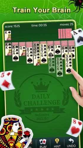 Spider Solitaire स्क्रीनशॉट 1