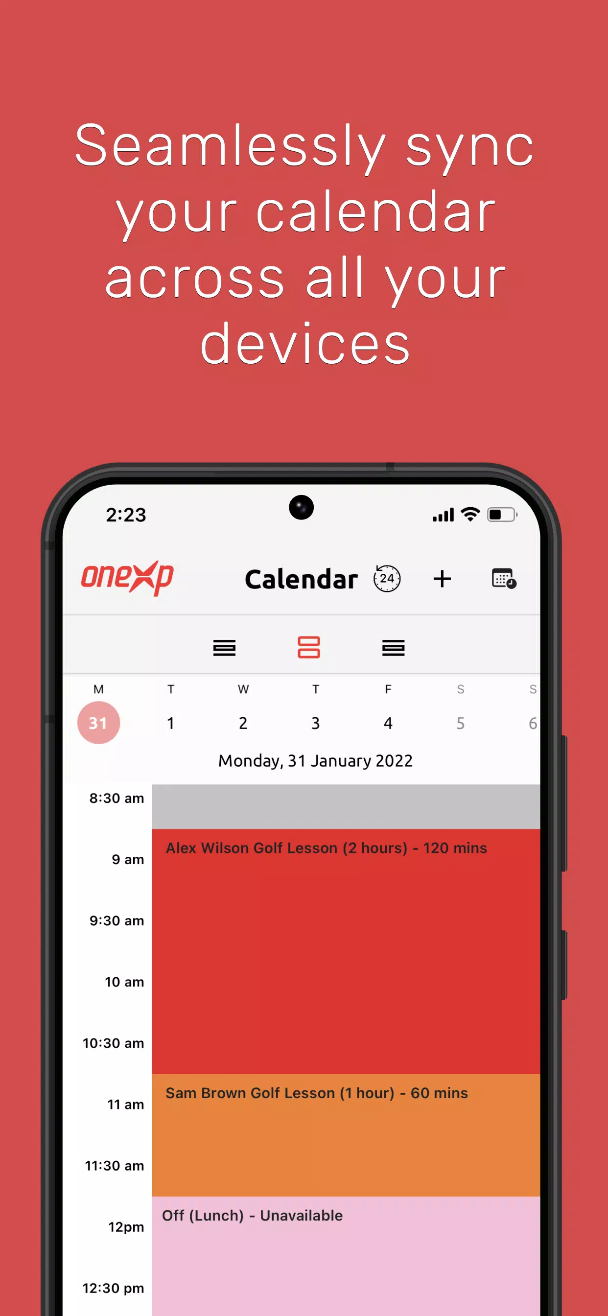 OneXp: Sports Coaching App Captura de tela 3
