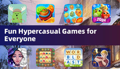 Spaßige Hypercasual-Spiele für jeden