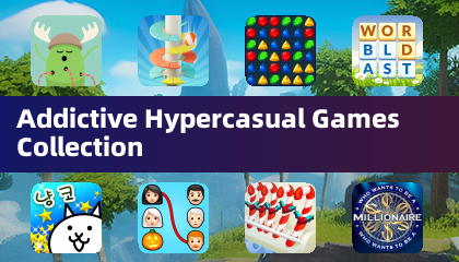 Suchtig machende Hypercasual-Spielesammlung