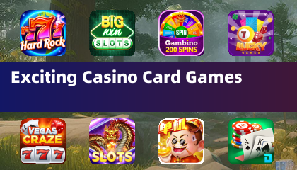 Aufregende Casino-Kartenspiele