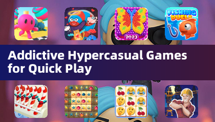 Süchtig machende Hypercasual Games für schnelles Spielen