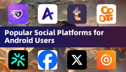 Beliebte soziale Plattformen für Android-Nutzer
