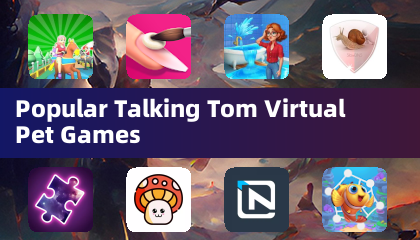 인기 있는 토킹 톰 가상 애완동물 게임