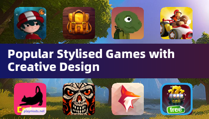 Jeux stylisés populaires avec une conception créative