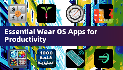 생산성 향상을 위한 필수 Wear OS 앱