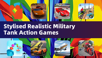 Stylised Realistic Military Tank Action Games