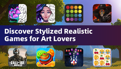 Откройте для себя стилизованные реалистичные игры для любителей искусства